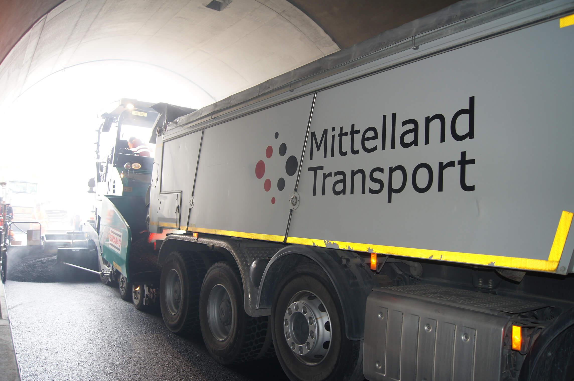 Sanierung Sustenpasstunnel Belagtransport 5 Sanierung Sustenpasstunnel Belagtransport 5